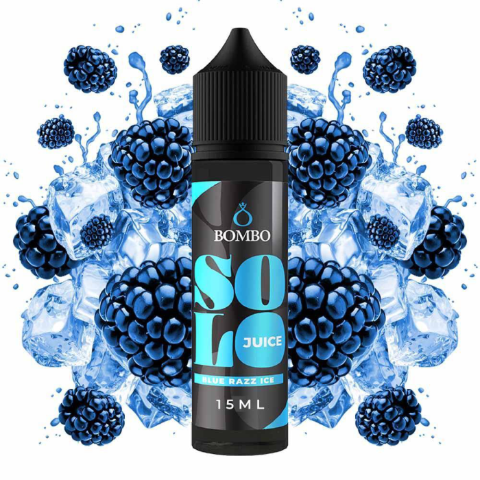 Bombo Solo Juice Blue Razz Ice Flavor Shot 15ml/60ml